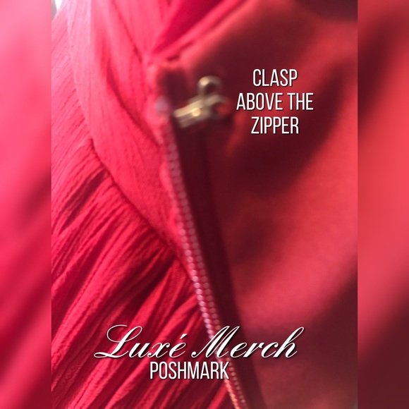 👗Pleated Bodice Dress by Azazie - Petite Size 6P - Picture 6 of 6